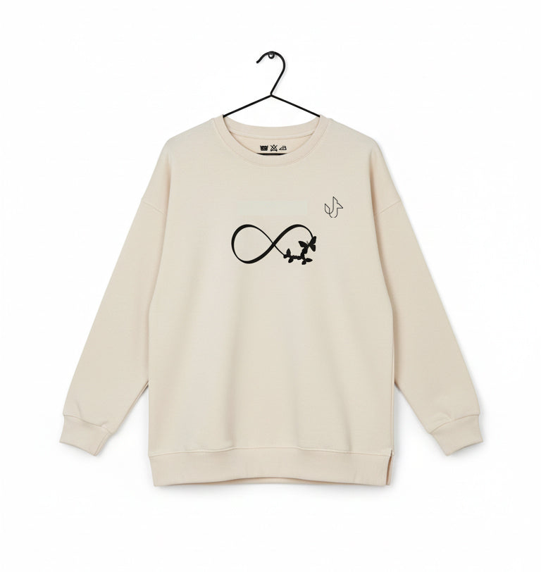 Infinity Oversized Sweatshirt 100% Cotton | UniTee Egypt