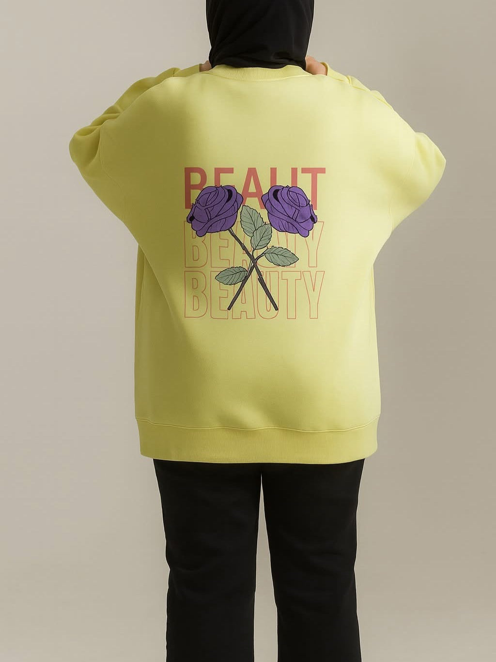 Beauty Graphic Oversized Sweatshirt – UniTee