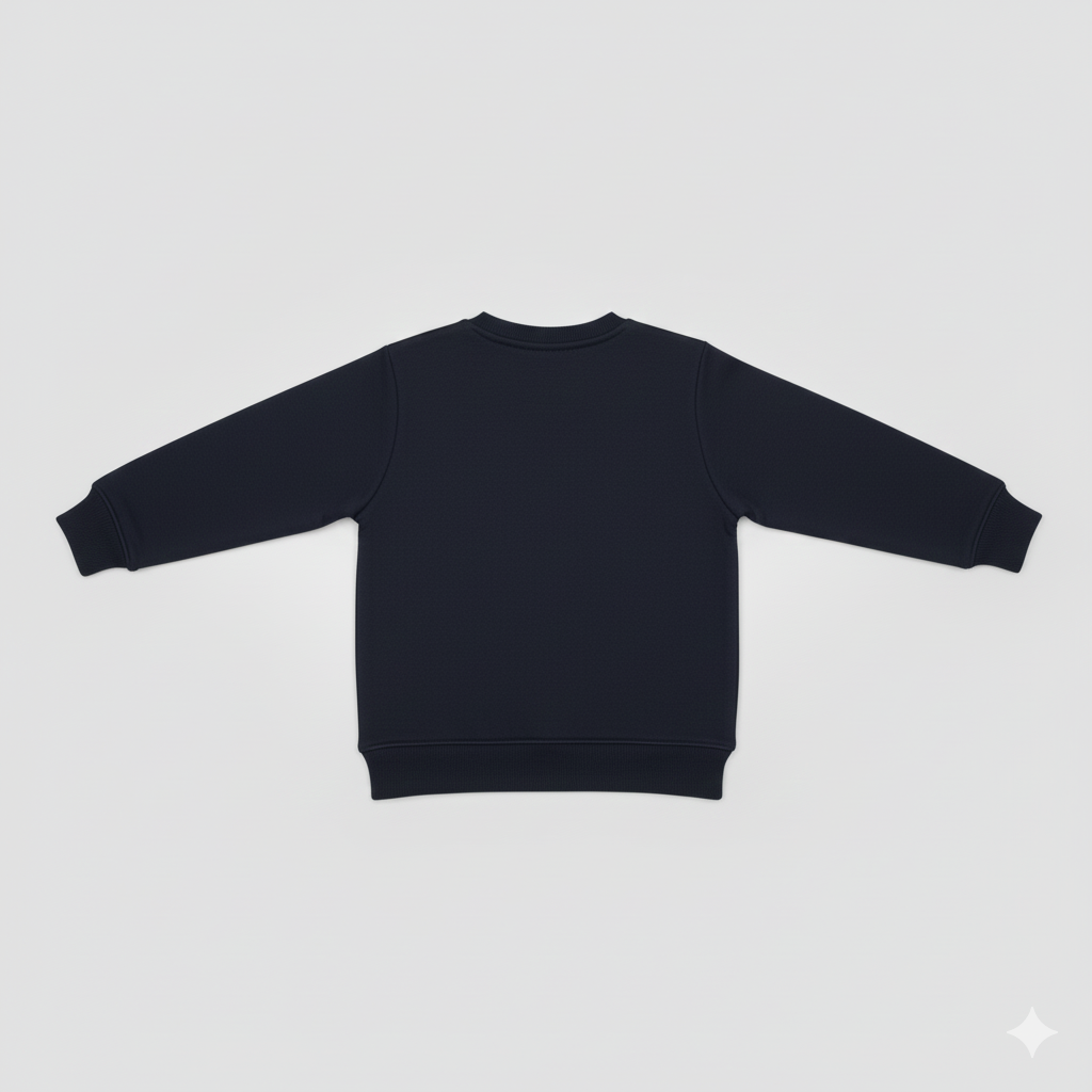 Pikachu Kids' Navy Sweatshirt - Pokemon Front Pocket Edition | UniTee Winter Collection