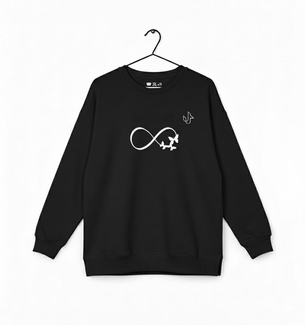 Infinity Oversized Sweatshirt 100% Cotton | UniTee Egypt