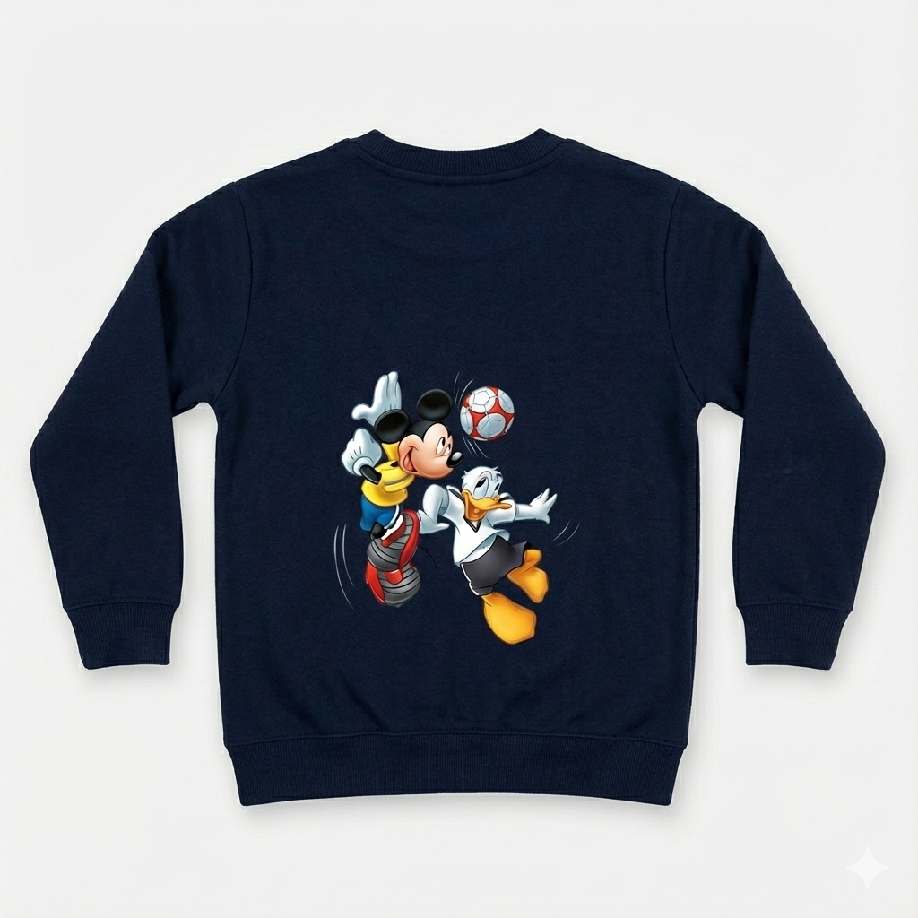 Kids’ Disney Mickey & Donald Soccer Sweatshirt - UniTee