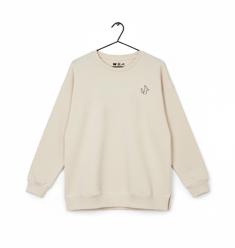 Plain 100%Cotton Oversized Sweat Shirt - Ultra-Soft Premium Fabric