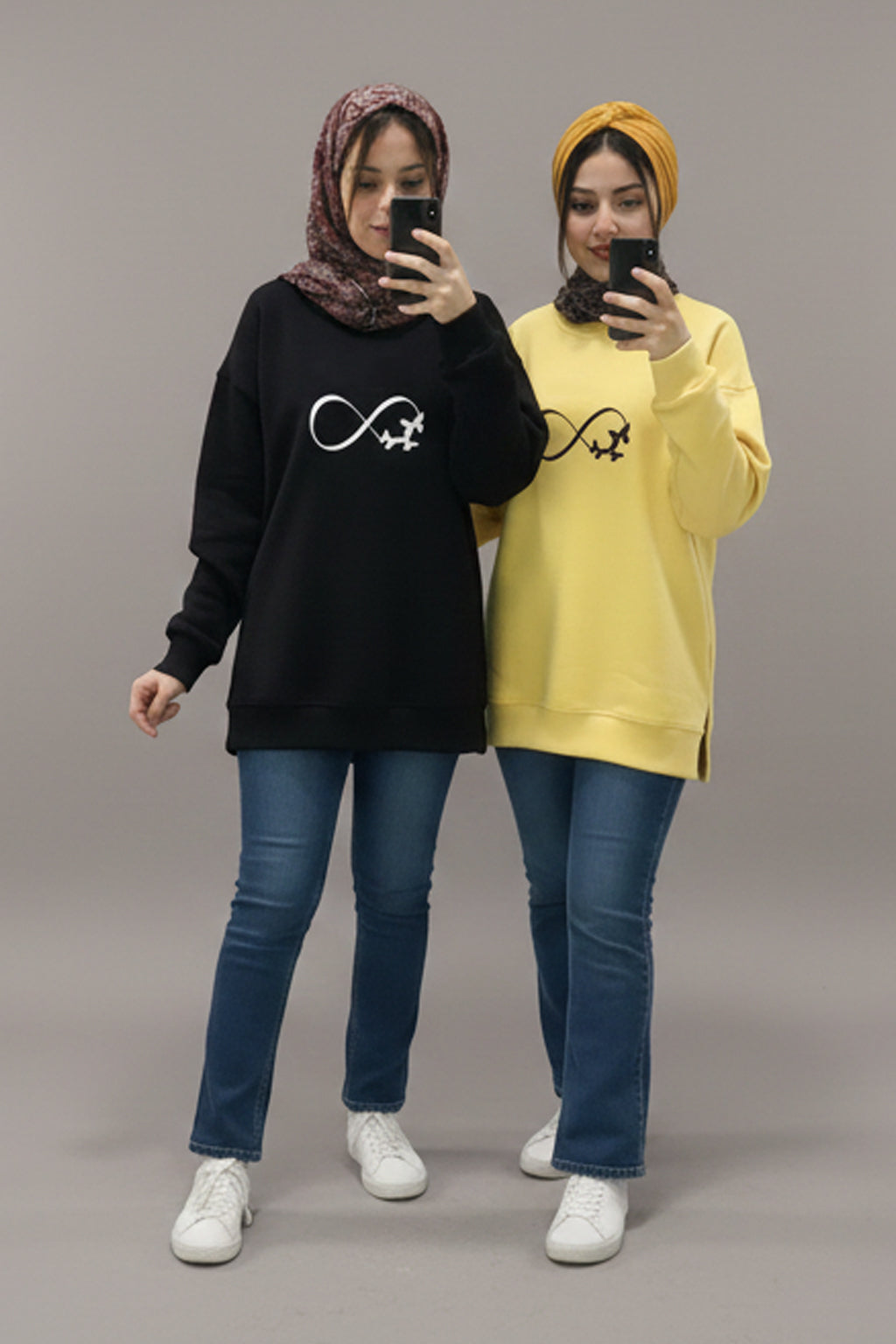 Infinity Oversized Sweatshirt 100% Cotton | UniTee Egypt