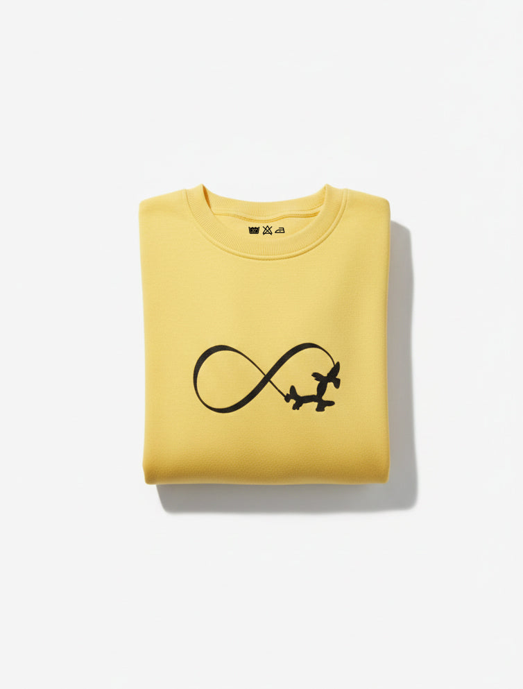 Infinity Oversized Sweatshirt 100% Cotton | UniTee Egypt