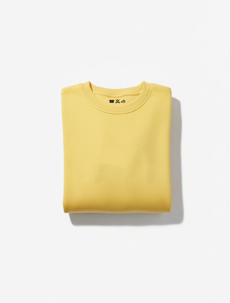 Plain 100%Cotton Oversized Sweat Shirt - Ultra-Soft Premium Fabric